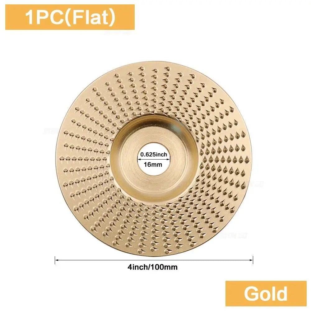 Wood Carving Grinding Wheel – Arc, Flat & Bevel Shaping Disc