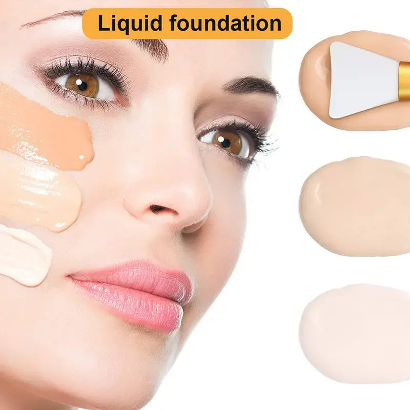 Silicone Facial Mask Brush Set – Soft, All Skin Types