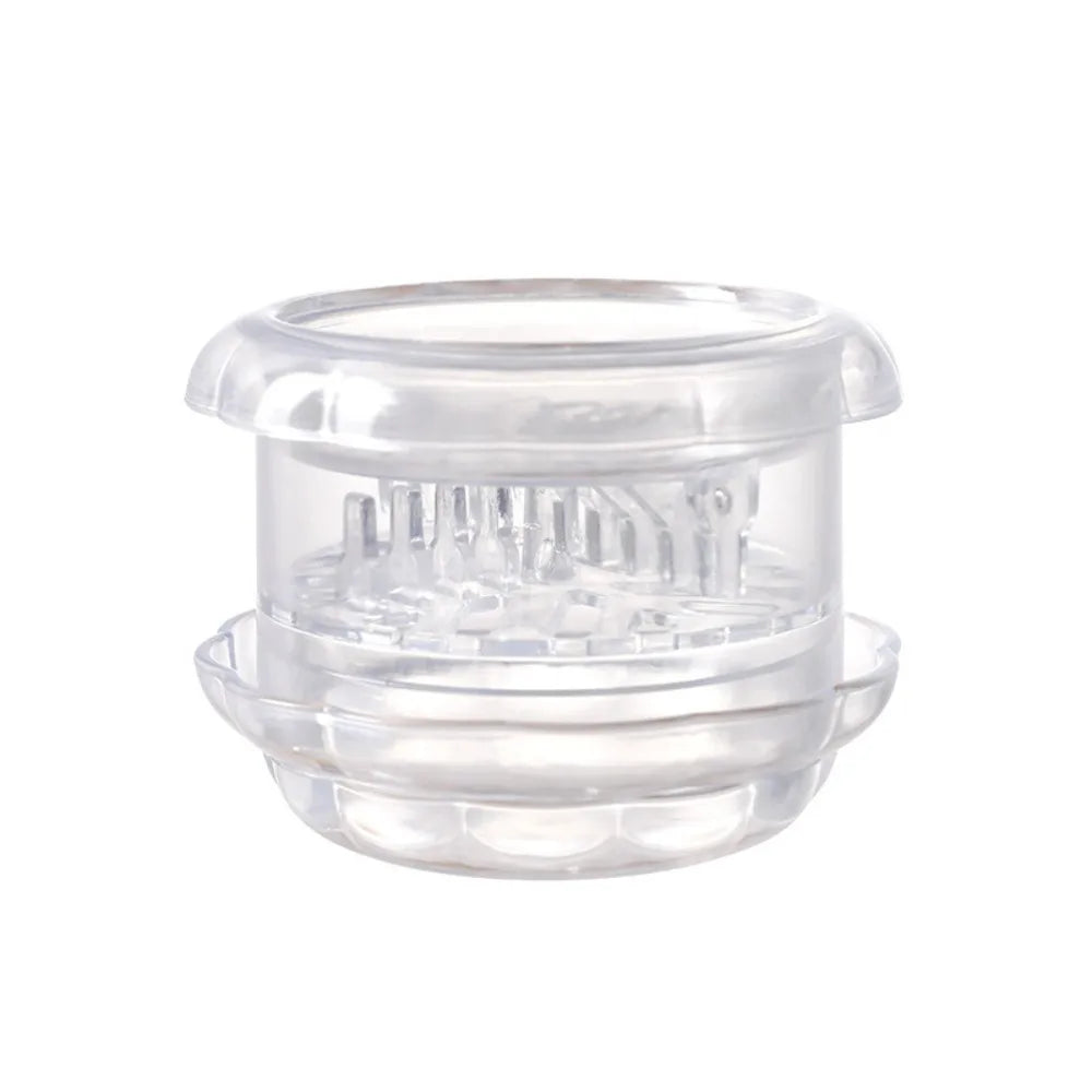 Transparent Garlic Press & Ginger Masher – Manual Kitchen Tool