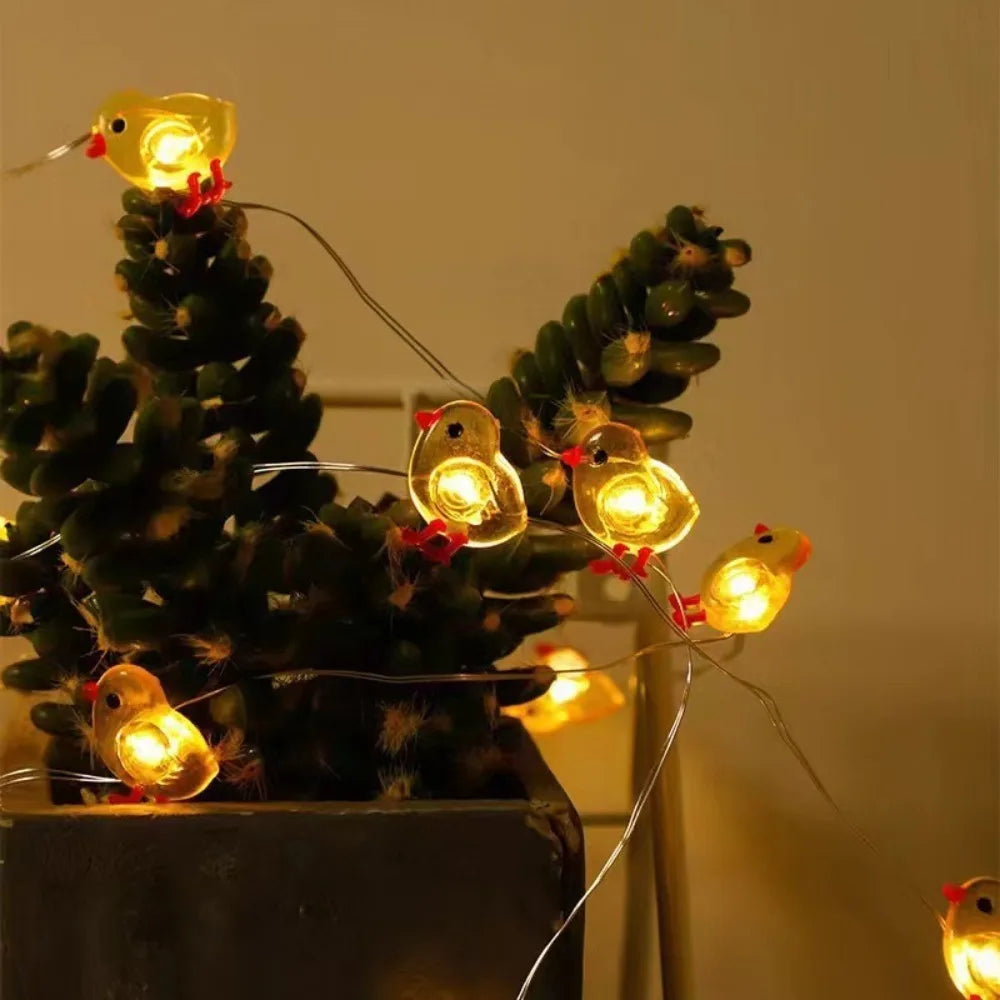 Easter LED String Lights – 2M 20 LED Bunny Fairy Light Garland