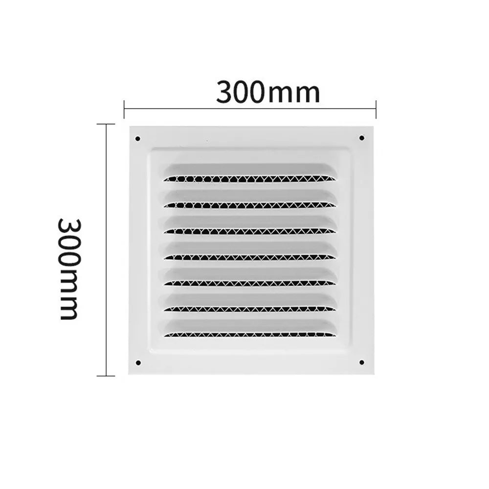 Stainless Steel Square Louver Vent Cover with Insect Screen