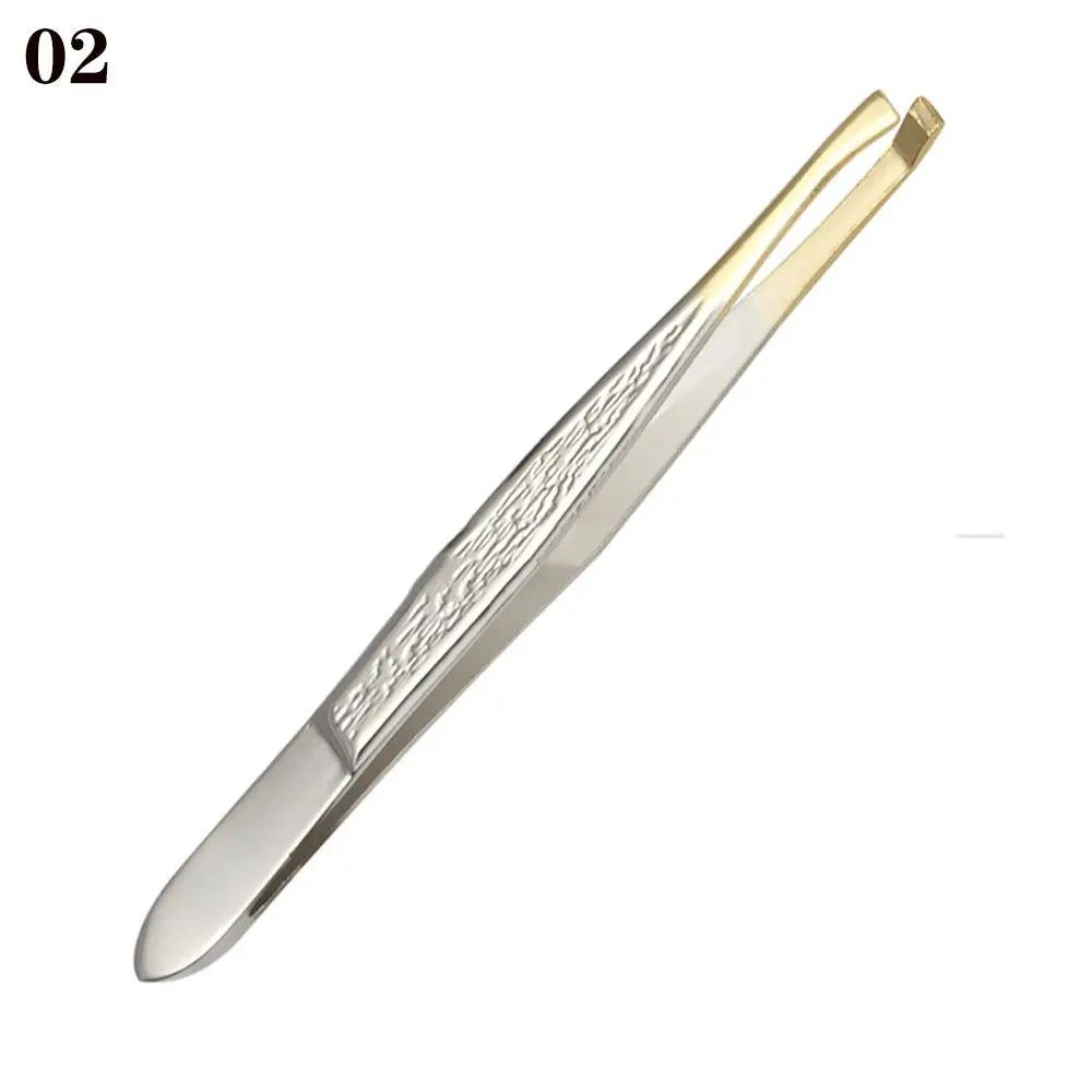 Stainless Steel Eyebrow Tweezers – Multipurpose Grooming Tool