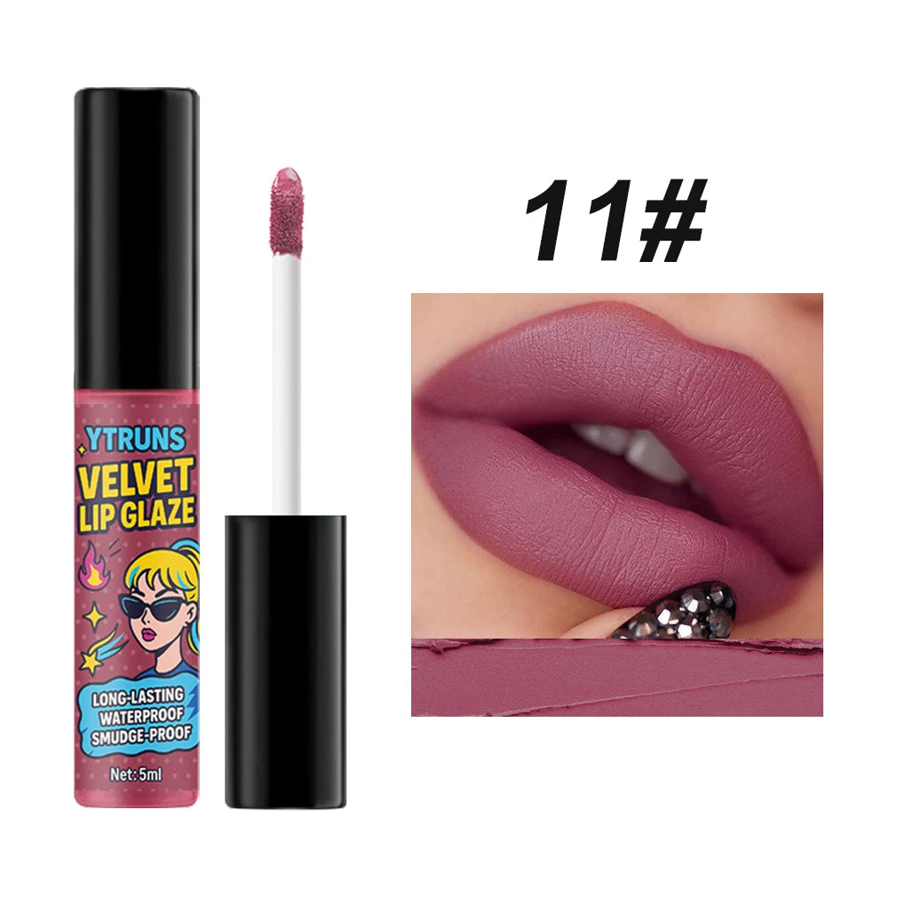 YTRUNS Matte Liquid Lipstick – Waterproof Long-Lasting Lip Tint