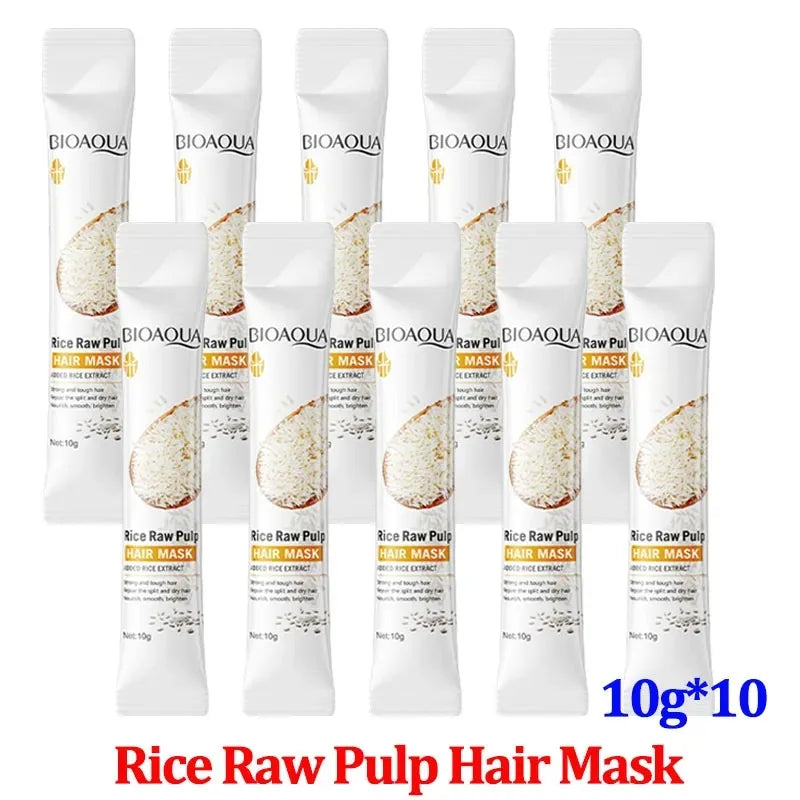 Rice Keratin Hair Mask – Smooth Frizzy Hair in 5 Seconds