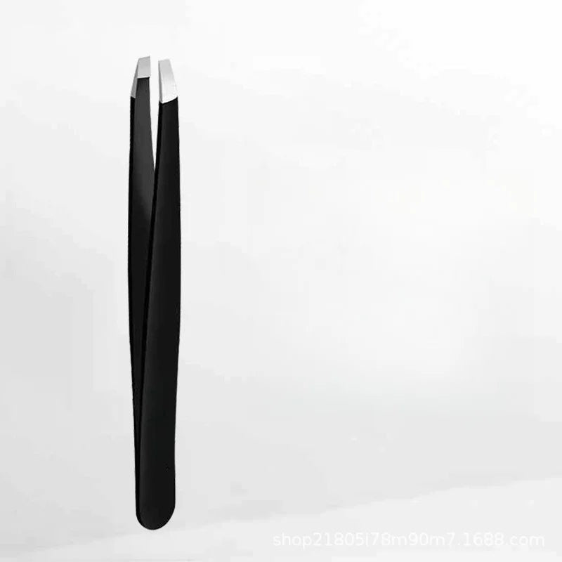 Stainless Steel Flat Tip Eyebrow Tweezers | Precision Beauty Tool
