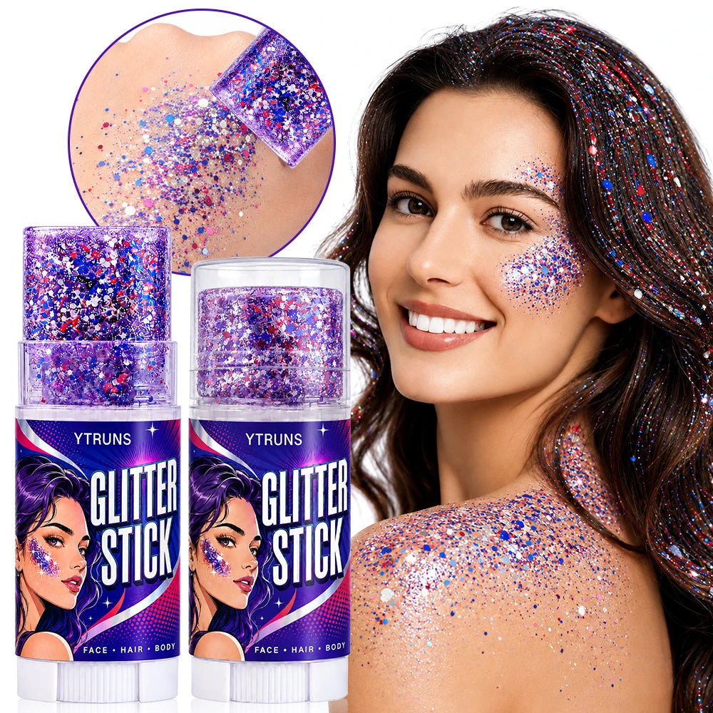 Holographic Glitter Gel Stick – Face & Body Glitter for Festivals