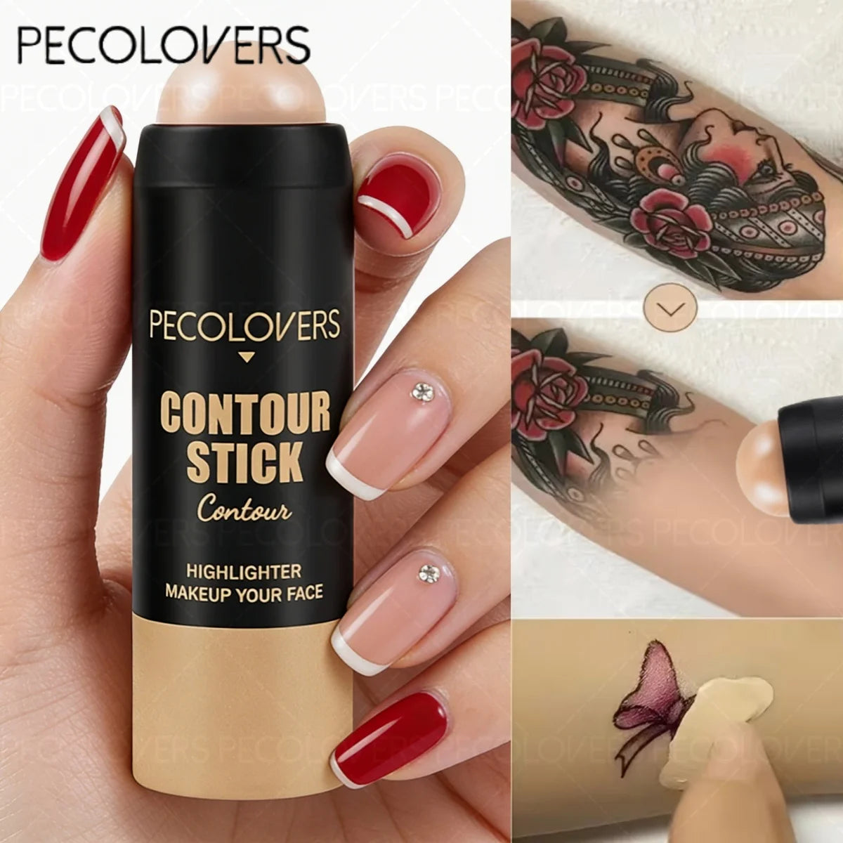 SAMMY Smooth Contour Stick – Blendable Cream Bronzer & Highlighter