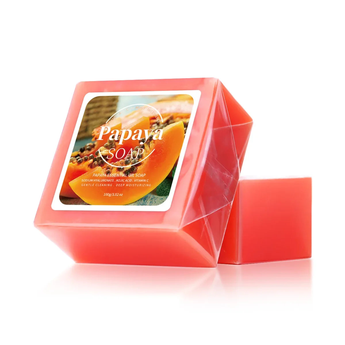Papaya Extract Handmade Soap – Coconut & Goat Milk 100g