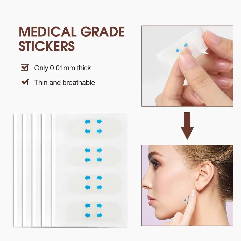 Invisible V-Shape Face Lifting Tape | Skin Tightening Stickers