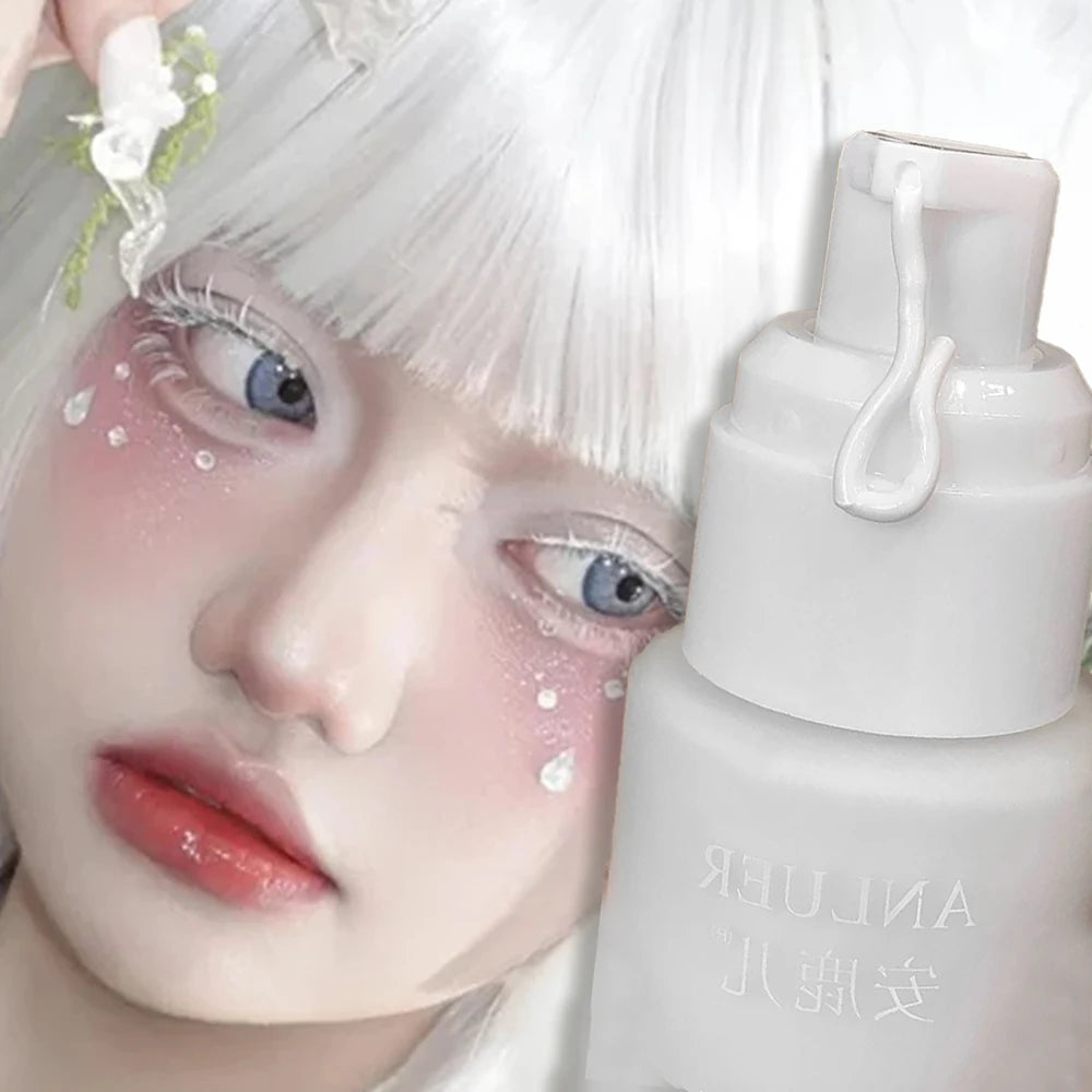 White Liquid Foundation Full Coverage Matte Waterproof 30ml