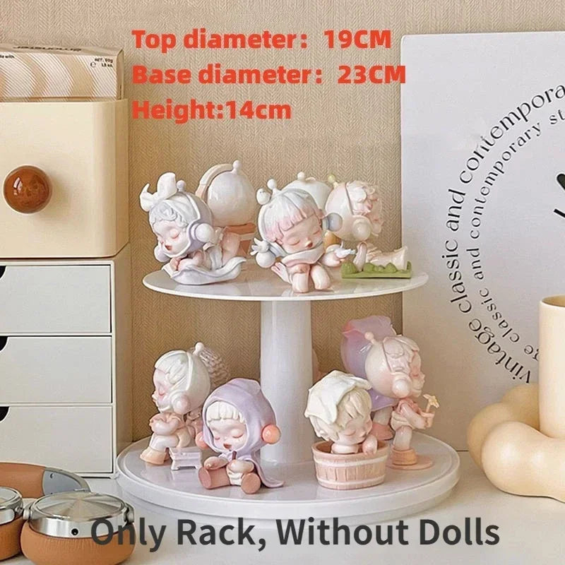 Rotating Multi-Layer Display Rack for Action Figures & Dolls