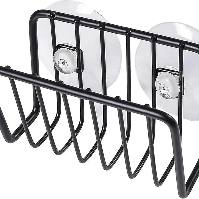 Stainless Steel Sponge Holder – Suction Cup Sink Caddy