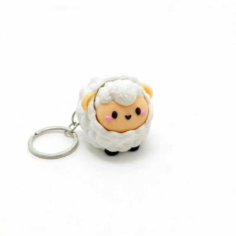 3D Printed Animal Fidget Clicker Keychain | Eco-Friendly PLA