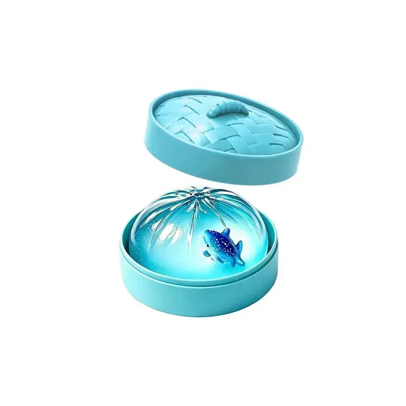 Marine Animal Shell Squeeze Toy – Glitter Mud Sensory Bun