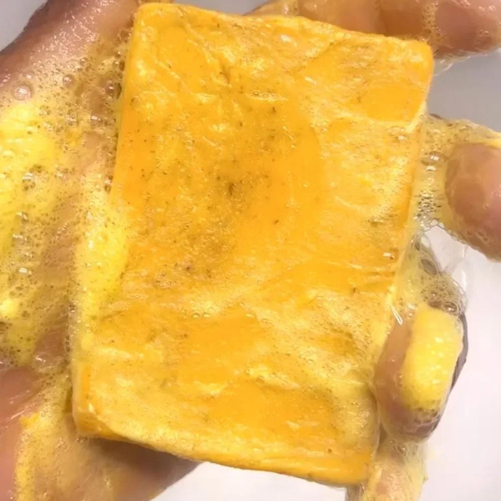 Turmeric Kojic Acid Handmade Soap – Lemon & Goat Milk 100g