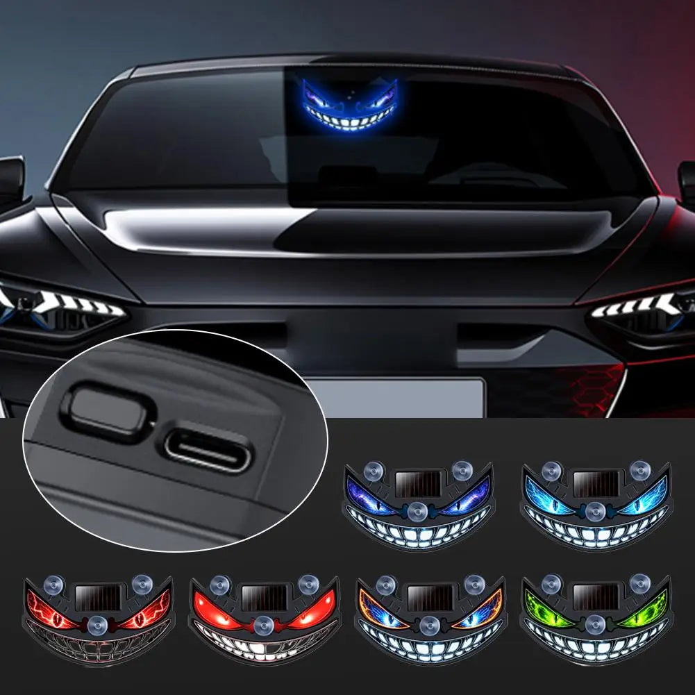 Solar Demon Eye Car LED Atmosphere Light | Wireless Neon