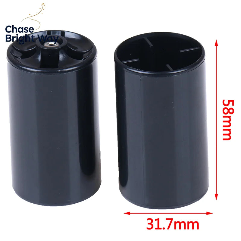 4-Pack AA to D Battery Converter Adapter Holder Cases