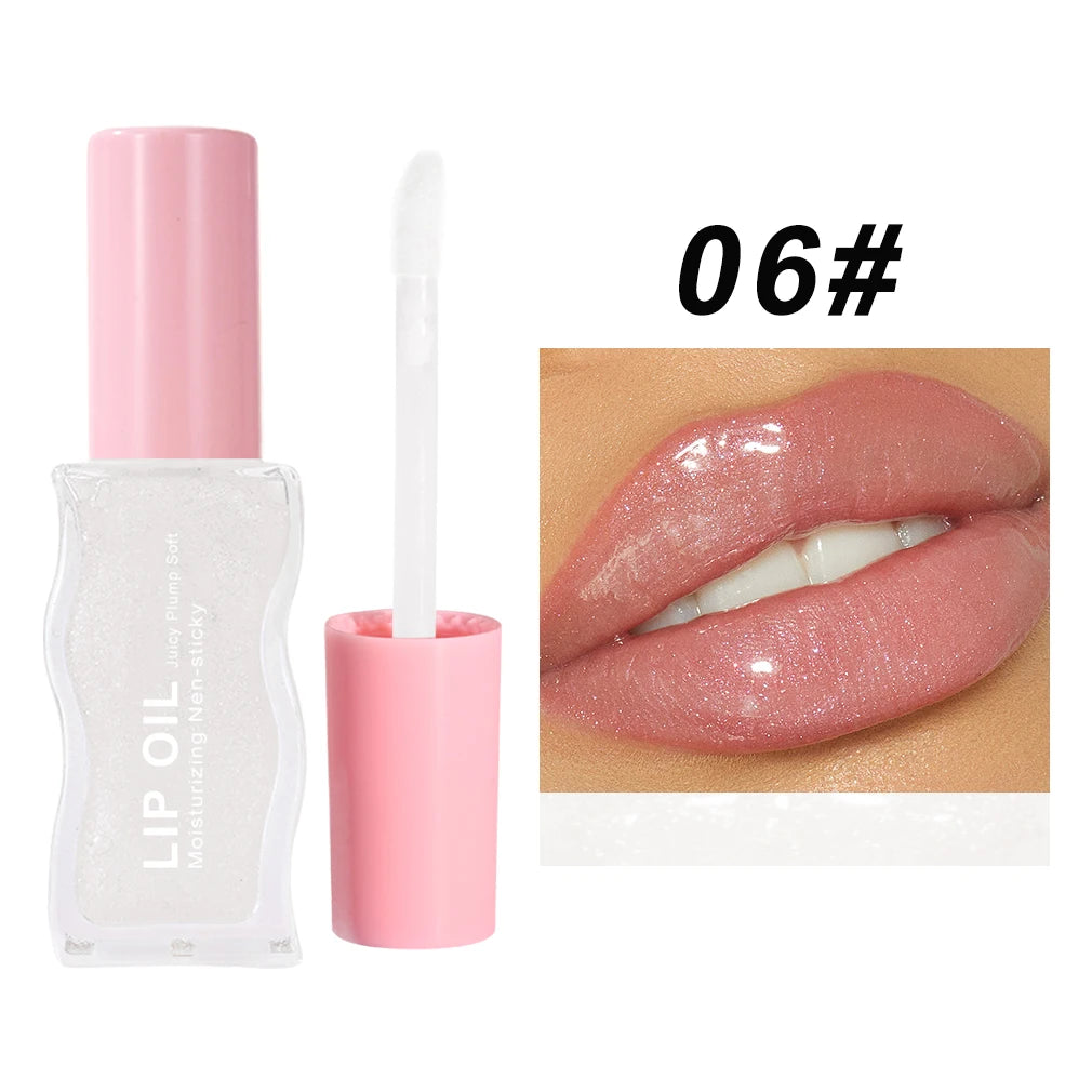 YTRUNS Fruit & Honey Lip Oil – Hydrating Pearl Lip Gloss