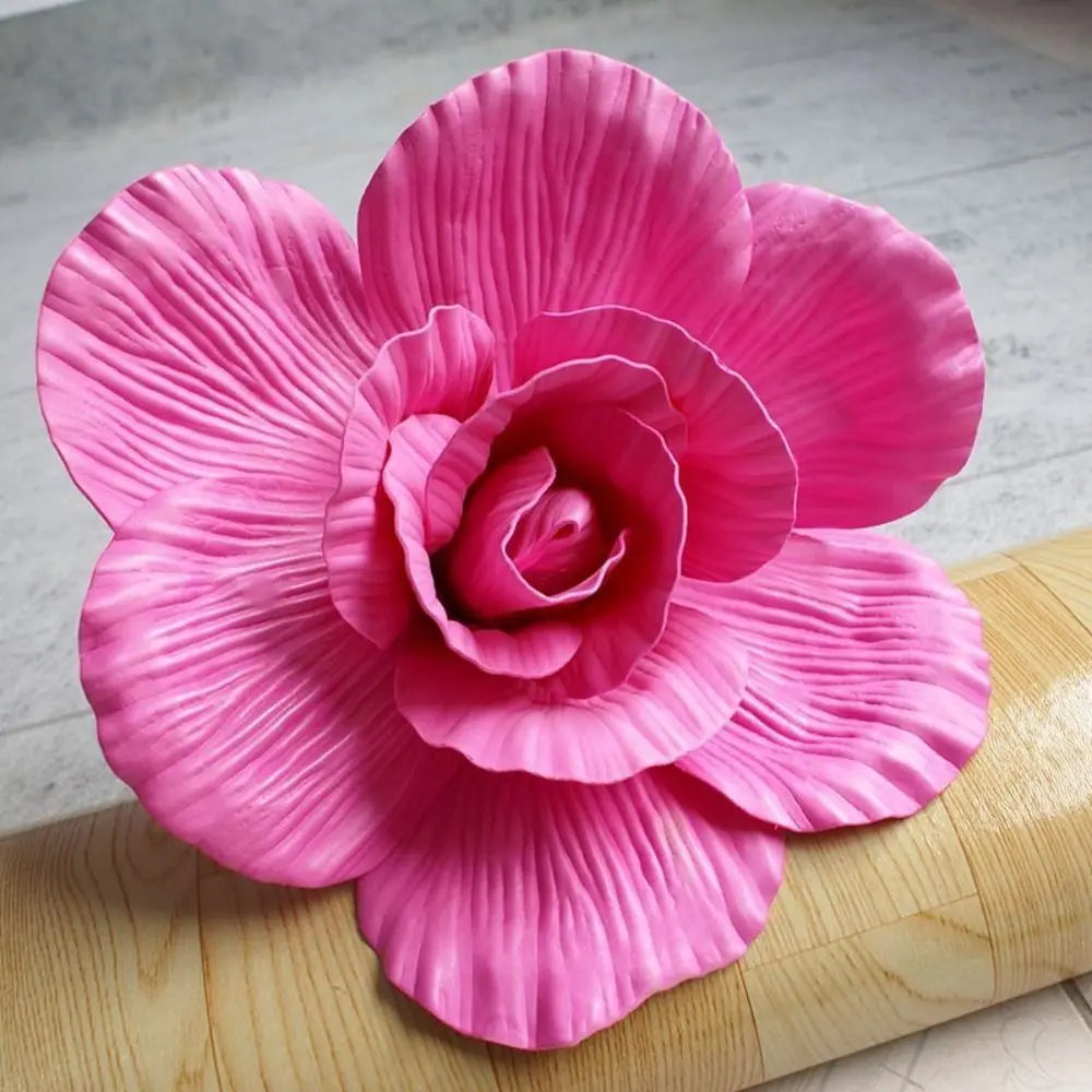 Giant PE Foam Silk Rose 30cm Artificial Flower | Wall Décor