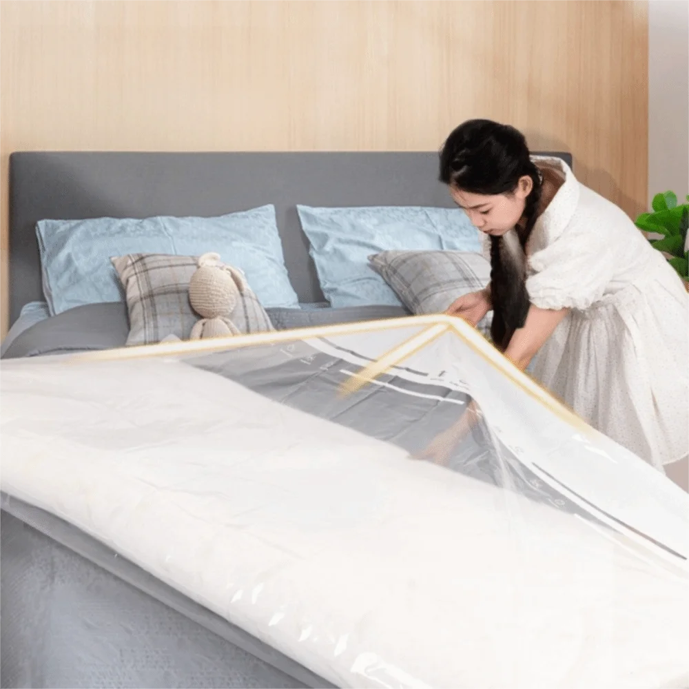 Vacuum Compression Storage Bags – Large Reusable Space Saver