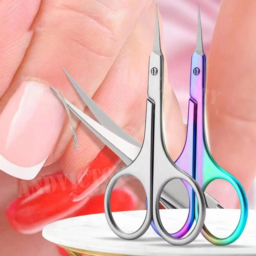 Stainless Steel Cuticle Clipper – Curved Nail Trimmer