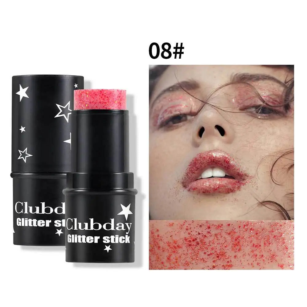 Glitter Eyeshadow Stick – Multichrome Shimmer Face & Body
