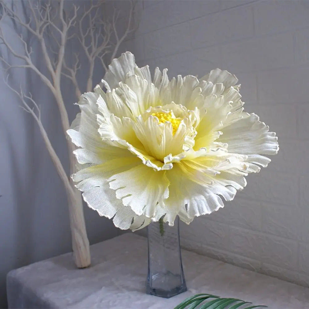 Large Artificial Silk Peony Flower Head 30cm – Wedding & Home Décor