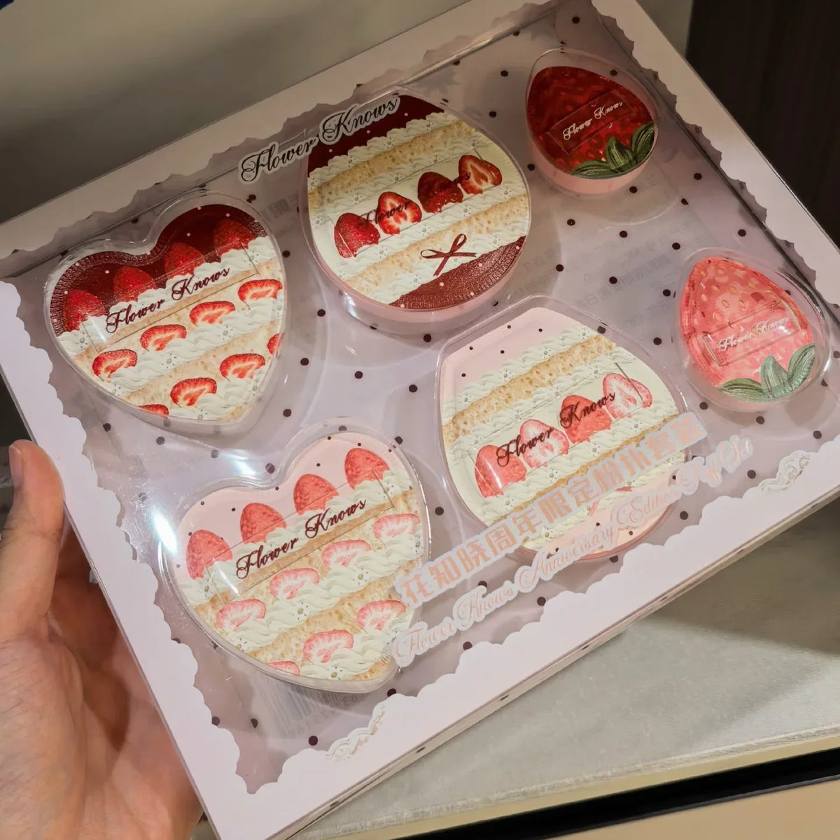 Flower Knows 10th Anniversary Makeup Puff Set | Cosmetic Sponge