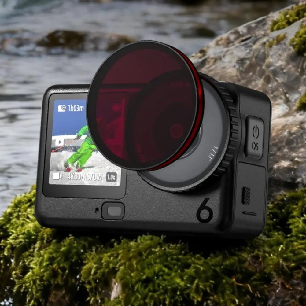 UV/CPL/ND16 Lens Filters for DJI Osmo Action 6 | Quick Release
