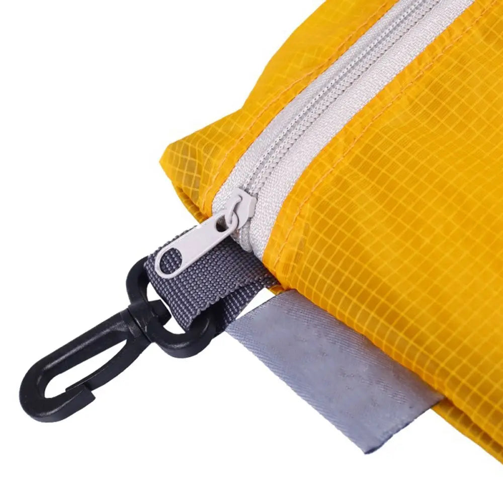 Waterproof Nylon Pouch with Carabiner Clip | Travel Organizer