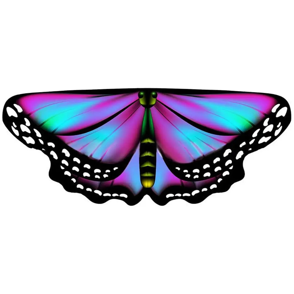 Kids Butterfly Wings Cape – Chiffon Costume Shawl for Parties