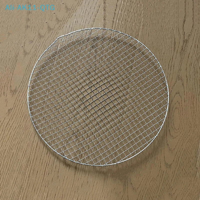 Stainless Steel Round Grill Net | BBQ & Camping Grid 25–40cm