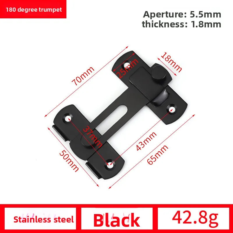 Stainless Steel Toggle Latch – Sliding Barn Door Lock Bolt