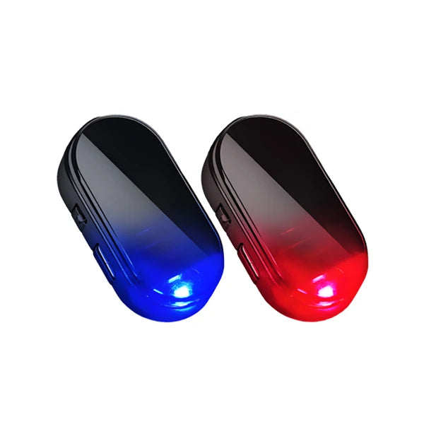 Solar Powered Car Security LED Strobe Warning Light – No Wiring