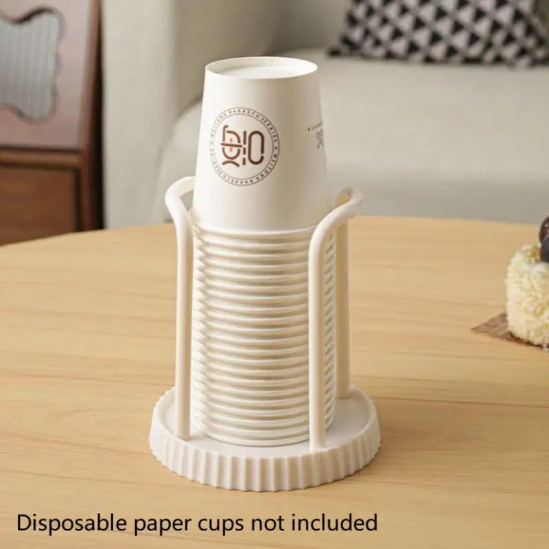 Vertical Paper Cup Holder Rack – Desktop Dispenser Organizer