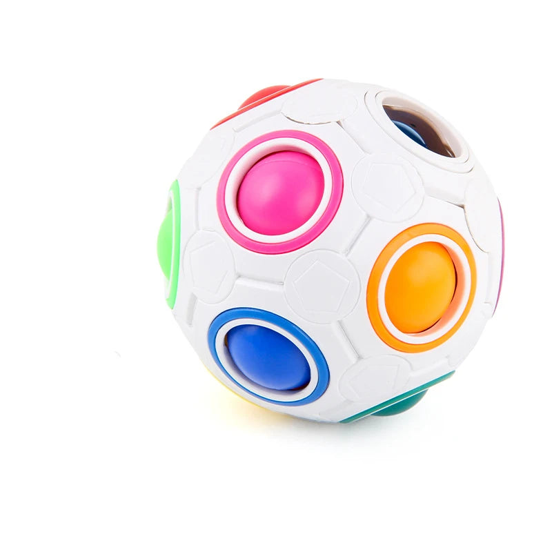 Magic Rainbow Puzzle Ball – 3D Color Matching Brain Teaser Toy