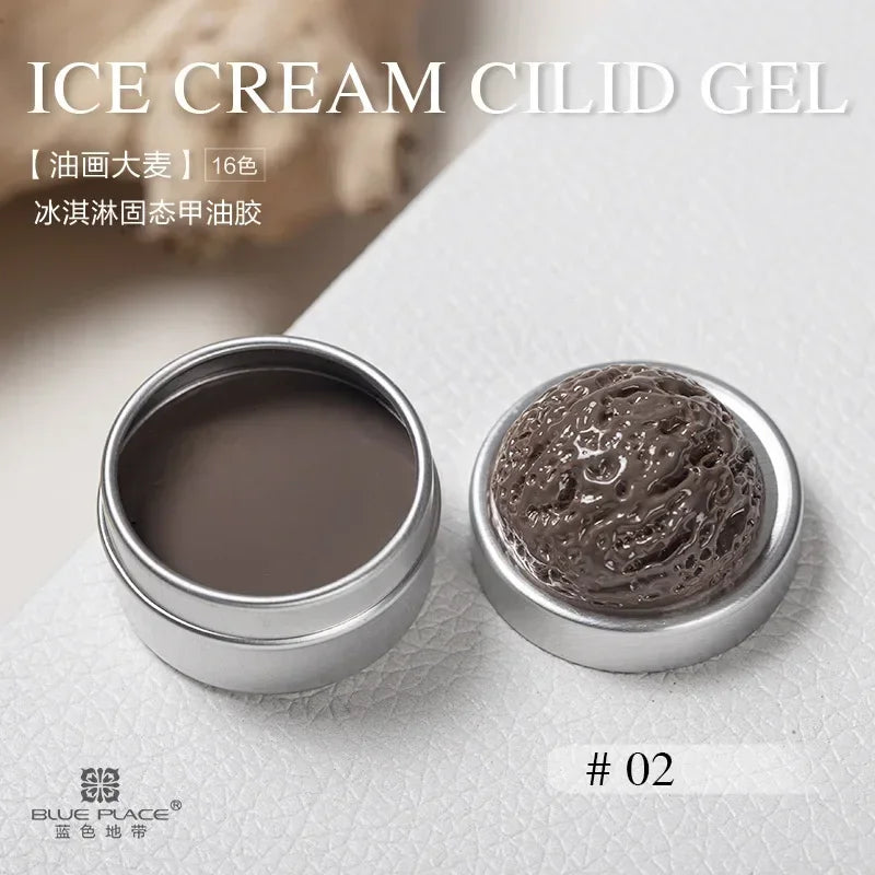 Handaiyan 64 Colors Solid Nail Polish Gel – Ice Cream Texture