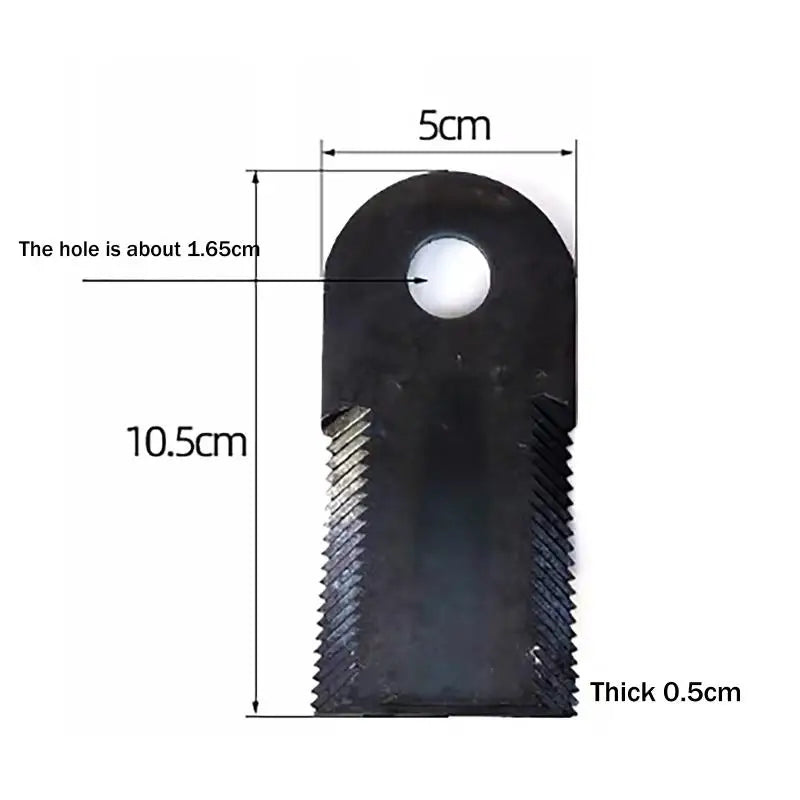 Grass Shredder Serrated Knife Hammer – Lawn Mower Accessory