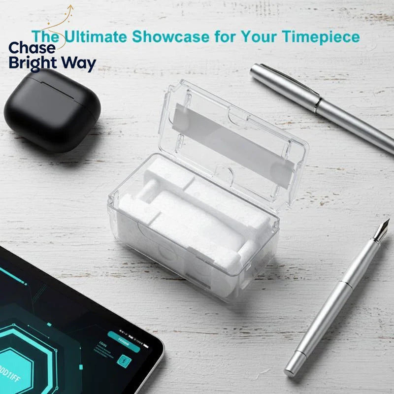 Transparent Single Watch Box – Travel & Display Case