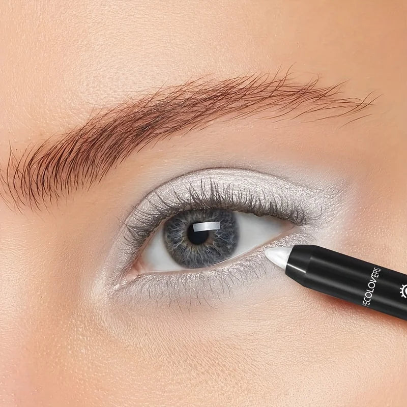 Pearlescent Eyeshadow Pencil – Black & Grey Shimmer Eye Shadow Pen