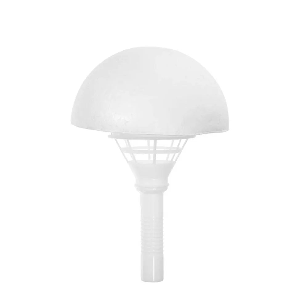 White Foam Bouquet Holder – Half Round DIY Bridal Floral Handle