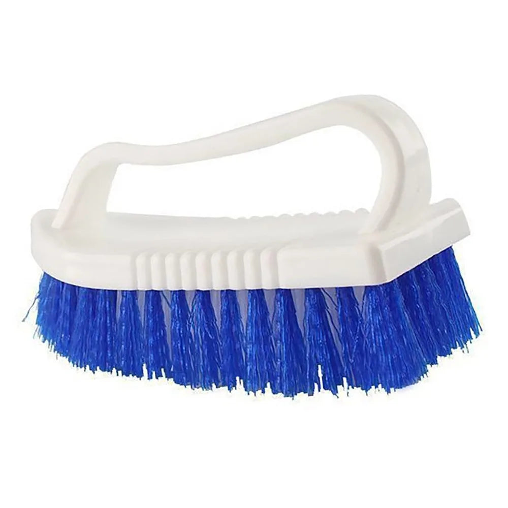 Stiff Bristle Laundry Scrub Brush – Wide Head Comfort Grip