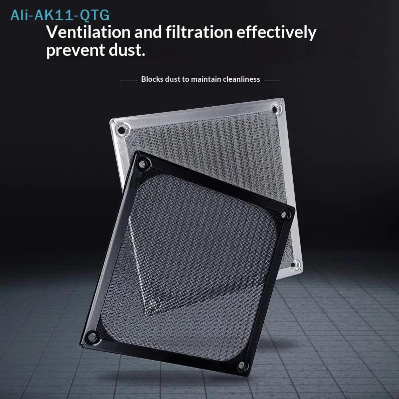 PC Fan Dust Filter 60/80/90/120mm – Steel Mesh Aluminum Frame