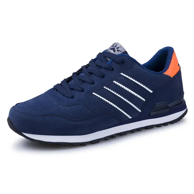 LEDP Men's Breathable Lace-Up Sneakers | Casual Walking Shoes