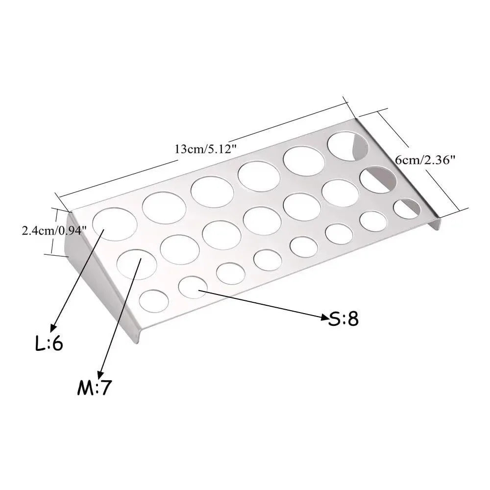 Tattoo Ink Cup Holder Stand – 7, 8 & 21 Hole Pigment Tray