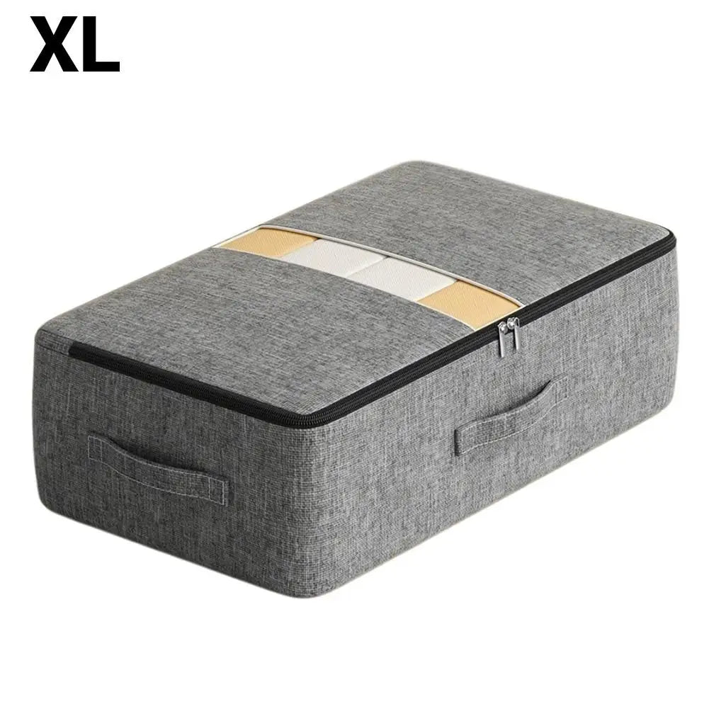 Under Bed Storage Bag – Transparent Window & Handle | 4 Sizes