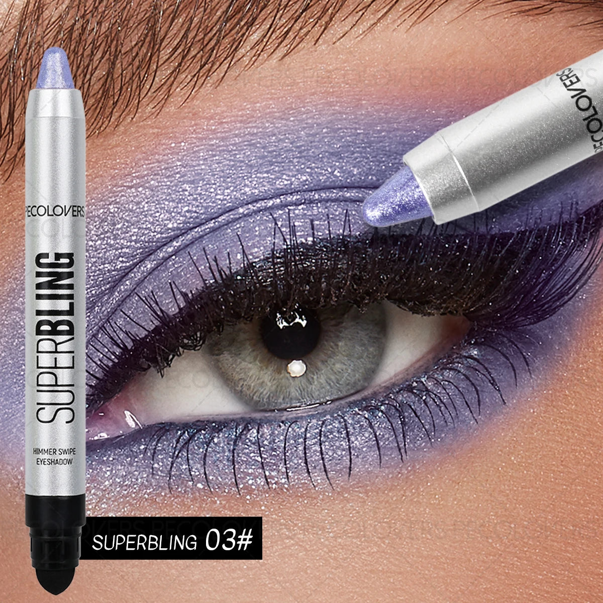 SAMMY Green Glitter Eyeshadow Pen – Waterproof Shimmer Makeup