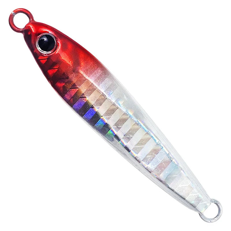 Laser Metal Jig Lure 10g–60g | Long Cast Sea Fishing Bait