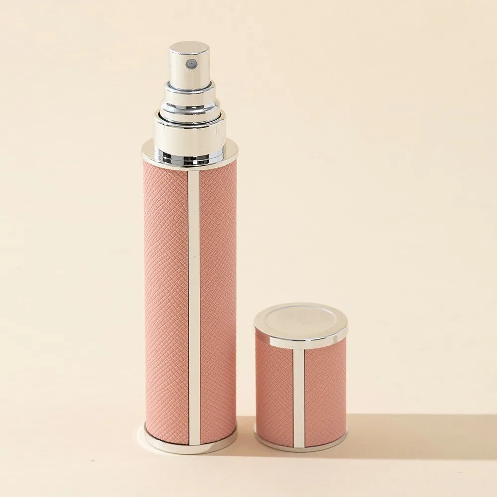 PU Leather 10ml Refillable Perfume Spray Bottle | Travel