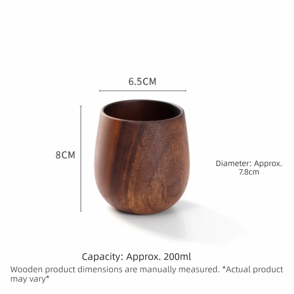 Japanese Handmade Wooden Bowl – Soup, Salad & Rice Tableware